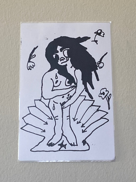 Emo Venus 6 x 4" sticker
